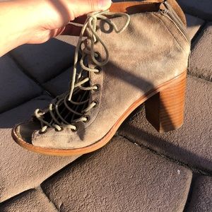 Jeffrey Campbell lace up booties